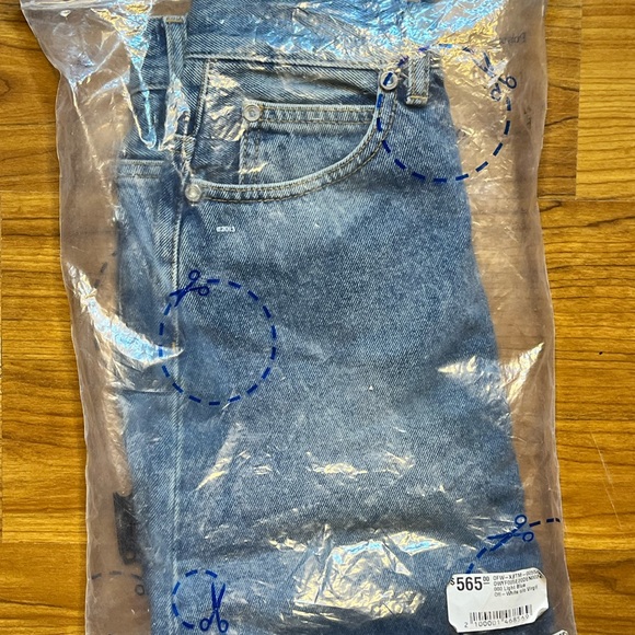 OFF-WHITE C/O VIRGIL ABLOH DENIM MINI SKIRT - Picture 11 of 11